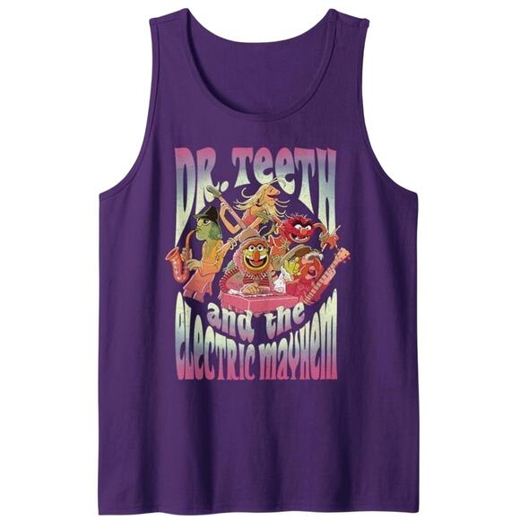 DISNEY The Muppets Dr. Teeth And The Electric Mayhem Tank Top Size M New w/o Tag - Picture 1 of 4